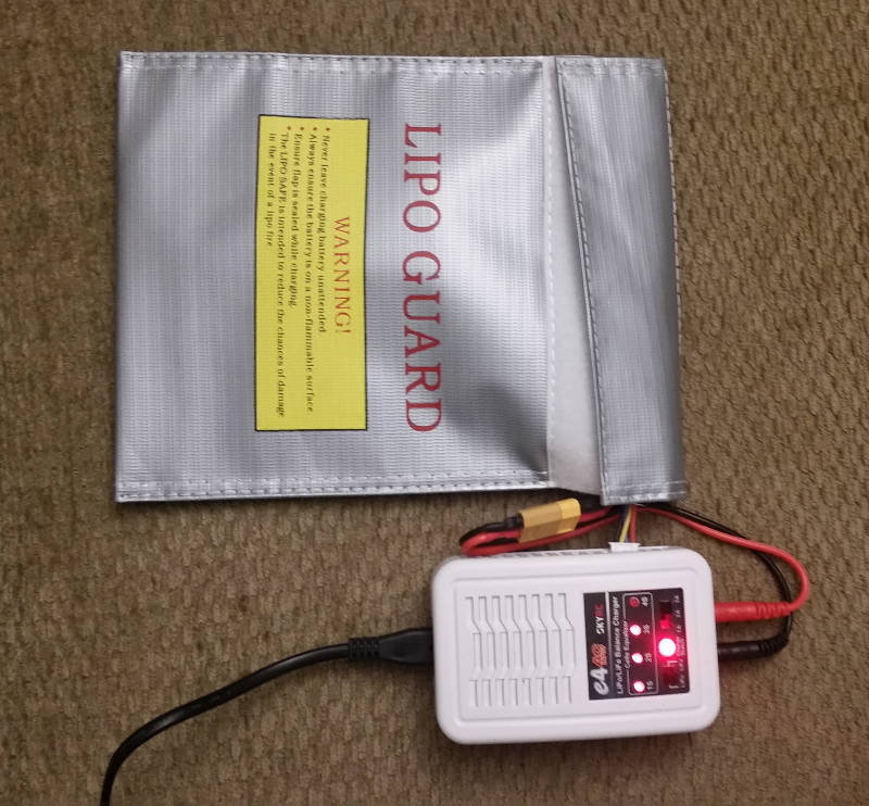 Drone charger and battery